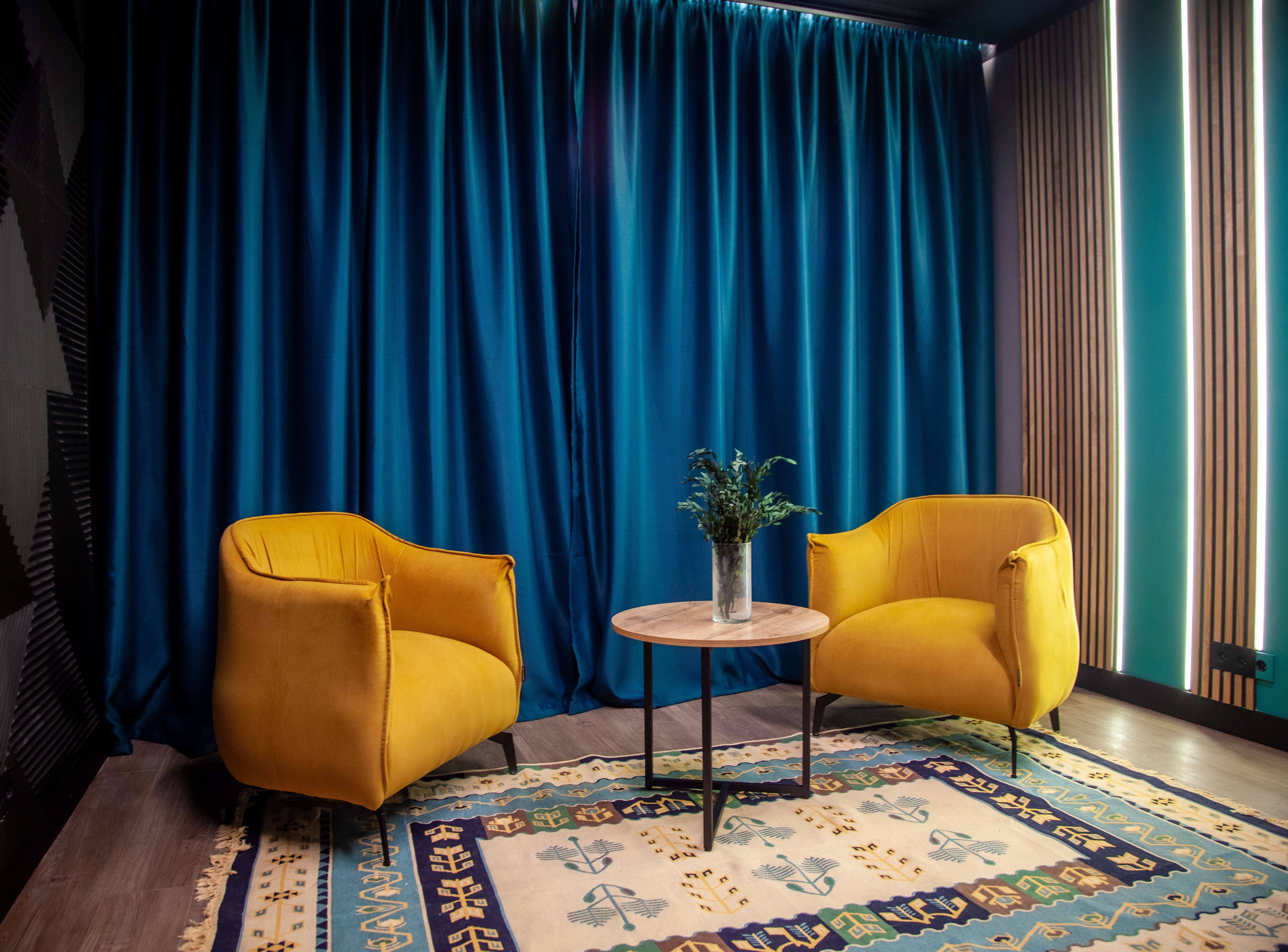 Студия для записи подкаста на Курской «Грин»